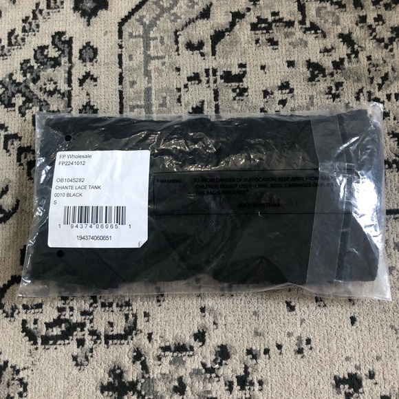 Free People Chante Lace Tank in Black - Picture 5 of 7